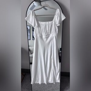 Emory Park White Midi Dress